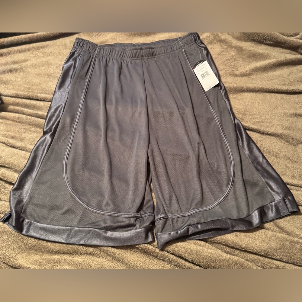 Gray Athletic Shorts NBA Gear